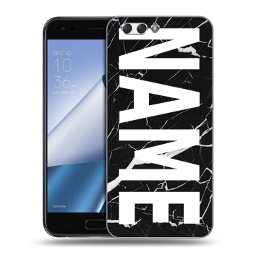 Силиконовый чехол на ASUS ZenFone 4 ZE554KL с принтом NAME