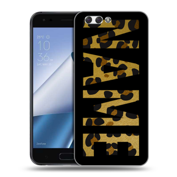 Силиконовый чехол на ASUS ZenFone 4 ZE554KL с принтом NAME