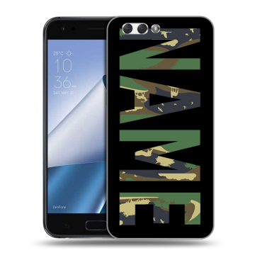 Силиконовый чехол на ASUS ZenFone 4 ZE554KL с принтом NAME