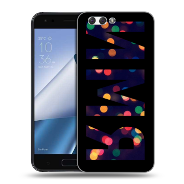 Силиконовый чехол на ASUS ZenFone 4 ZE554KL с принтом ИМЯ