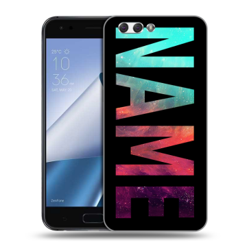 Силиконовый чехол на ASUS ZenFone 4 ZE554KL с принтом NAME
