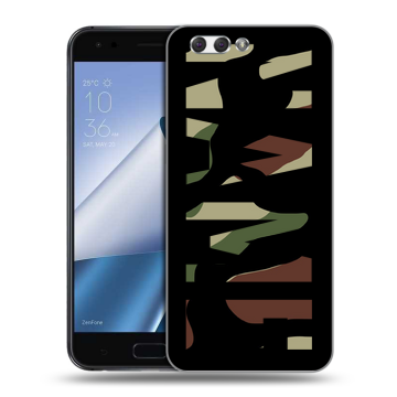 Силиконовый чехол на ASUS ZenFone 4 ZE554KL с принтом NAME