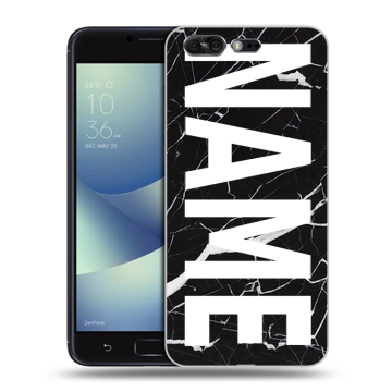 Силиконовый чехол на ASUS ZenFone 4 Pro с принтом NAME