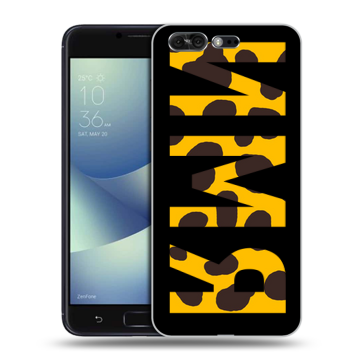 Силиконовый чехол на ASUS ZenFone 4 Pro с принтом ИМЯ