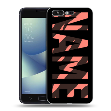 Силиконовый чехол на ASUS ZenFone 4 Pro с принтом NAME