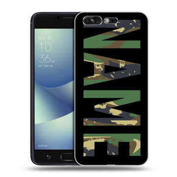 Силиконовый чехол на ASUS ZenFone 4 Pro с принтом NAME