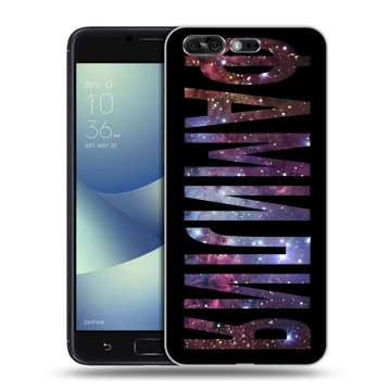 Силиконовый чехол на ASUS ZenFone 4 Pro с принтом ФАМИЛИЯ