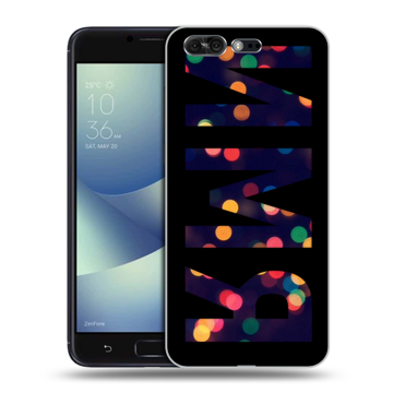 Силиконовый чехол на ASUS ZenFone 4 Pro с принтом ИМЯ