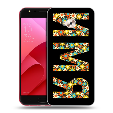 Пластиковый чехол на ASUS ZenFone 4 Selfie Pro с принтом ИМЯ