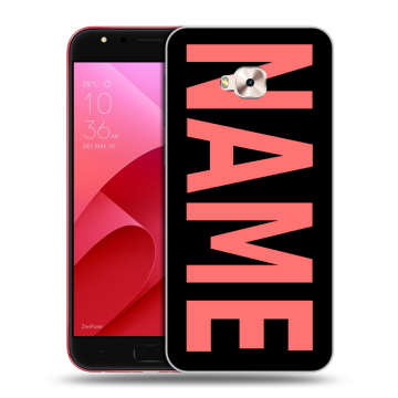 Пластиковый чехол на ASUS ZenFone 4 Selfie Pro с принтом NAME