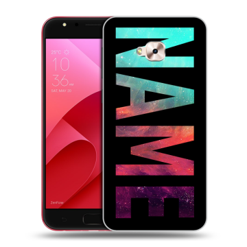 Пластиковый чехол на ASUS ZenFone 4 Selfie Pro с принтом NAME