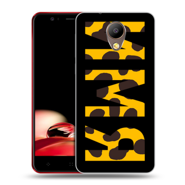 Пластиковый чехол на Elephone P8 с принтом ИМЯ