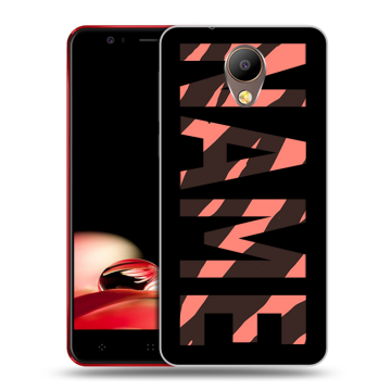 Пластиковый чехол на Elephone P8 с принтом NAME