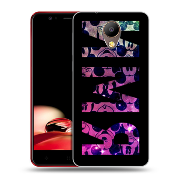 Пластиковый чехол на Elephone P8 с принтом ИМЯ