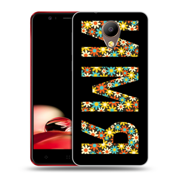 Пластиковый чехол на Elephone P8 с принтом ИМЯ