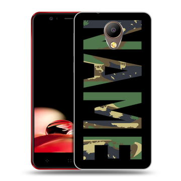 Пластиковый чехол на Elephone P8 с принтом NAME