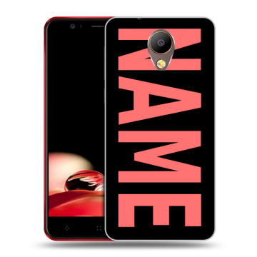 Пластиковый чехол на Elephone P8 с принтом NAME