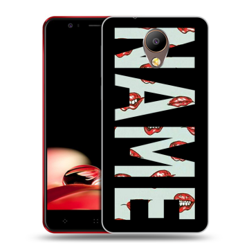 Пластиковый чехол на Elephone P8 с принтом NAME