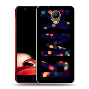 Пластиковый чехол на Elephone P8 с принтом ИМЯ
