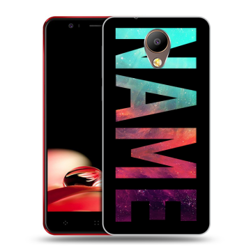 Пластиковый чехол на Elephone P8 с принтом NAME