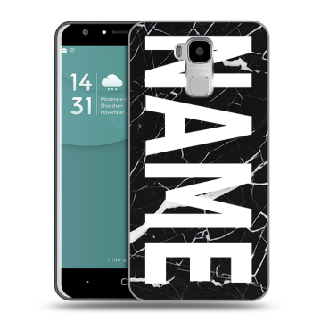 Пластиковый чехол на Doogee Y6 с принтом NAME