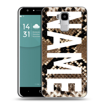 Пластиковый чехол на Doogee Y6 с принтом NAME