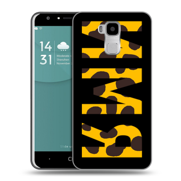 Пластиковый чехол на Doogee Y6 с принтом ИМЯ