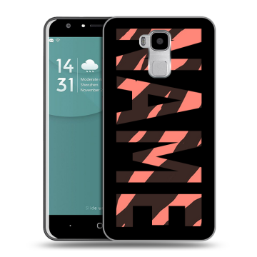 Пластиковый чехол на Doogee Y6 с принтом NAME