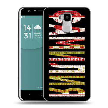 Пластиковый чехол на Doogee Y6 с принтом ФАМИЛИЯ