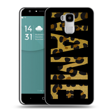 Пластиковый чехол на Doogee Y6 с принтом NAME