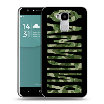 Пластиковый чехол на Doogee Y6 с принтом ФАМИЛИЯ
