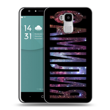 Пластиковый чехол на Doogee Y6 с принтом ФАМИЛИЯ