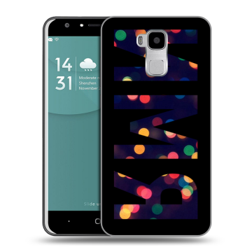 Пластиковый чехол на Doogee Y6 с принтом ИМЯ
