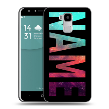 Пластиковый чехол на Doogee Y6 с принтом NAME