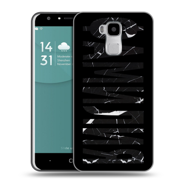 Пластиковый чехол на Doogee Y6 с принтом ФАМИЛИЯ