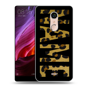 Силиконовый чехол на BQ Strike Selfie Max с принтом NAME