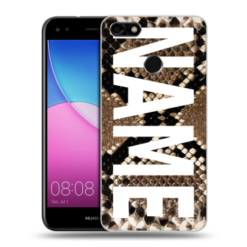 Силиконовый чехол на Huawei Nova Lite (2017) с принтом NAME
