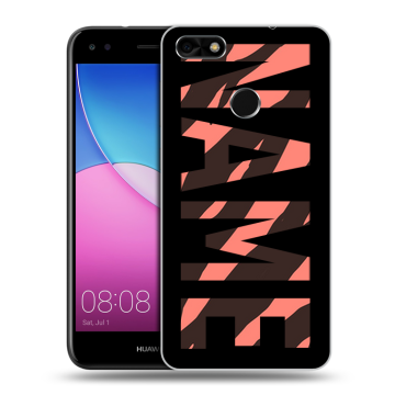 Силиконовый чехол на Huawei Nova Lite (2017) с принтом NAME