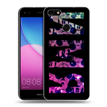 Силиконовый чехол на Huawei Nova Lite (2017) с принтом ИМЯ