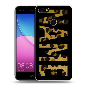 Силиконовый чехол на Huawei Nova Lite (2017) с принтом NAME