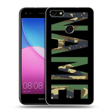 Силиконовый чехол на Huawei Nova Lite (2017) с принтом NAME