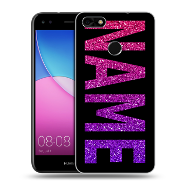 Силиконовый чехол на Huawei Nova Lite (2017) с принтом NAME