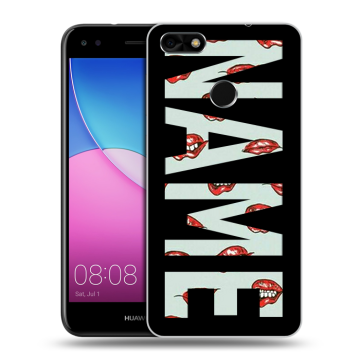 Силиконовый чехол на Huawei Nova Lite (2017) с принтом NAME