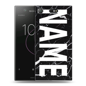 Пластиковый чехол на Sony Xperia XZ1 Compact с принтом NAME