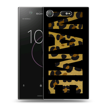 Пластиковый чехол на Sony Xperia XZ1 Compact с принтом NAME