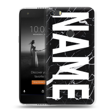 Силиконовый чехол на Alcatel Idol 5S с принтом NAME