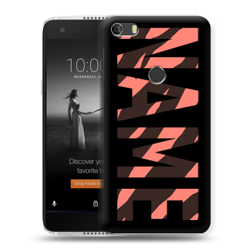 Силиконовый чехол на Alcatel Idol 5S с принтом NAME