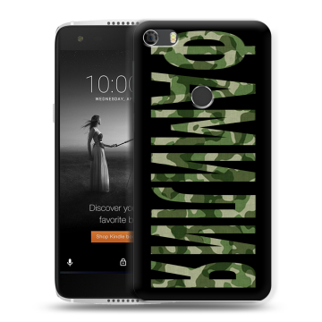 Силиконовый чехол на Alcatel Idol 5S с принтом ФАМИЛИЯ