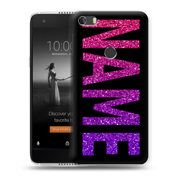 Силиконовый чехол на Alcatel Idol 5S с принтом NAME