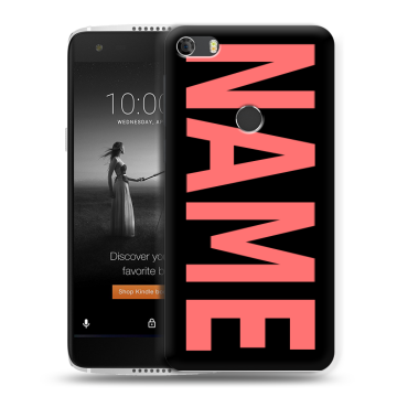 Силиконовый чехол на Alcatel Idol 5S с принтом NAME